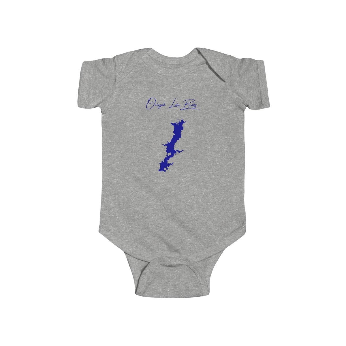 Oklahoma  Oologah  Lake  Onesie  front  position  view  from  front  heather.webp