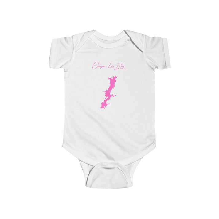Oklahoma  Oologah  Lake  Onesie  front  position  view  from  front  white.webp