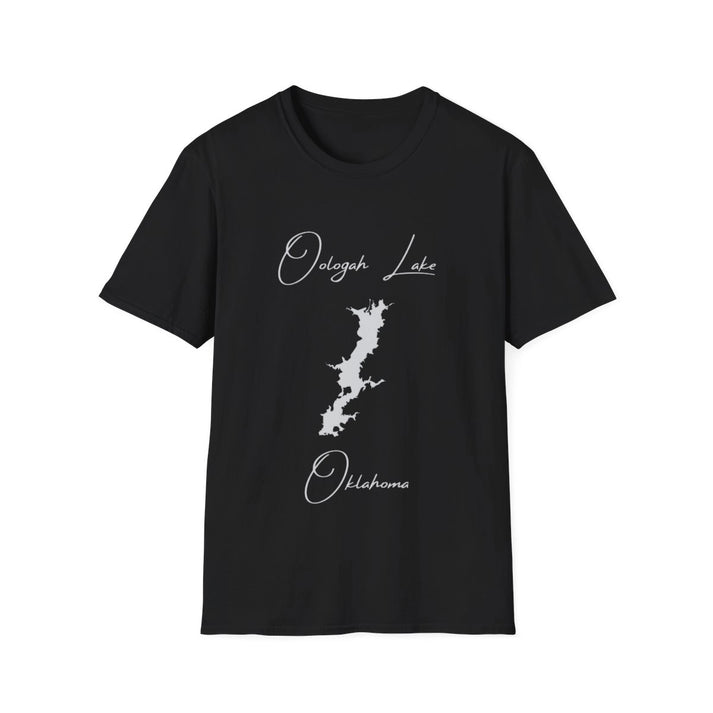 Oklahoma  Oologah  Lake  T-shirt  front  position  view  from  front  black.webp