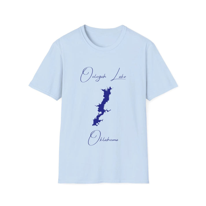 Oklahoma  Oologah  Lake  T-shirt  front  position  view  from  front  light  blue.webp