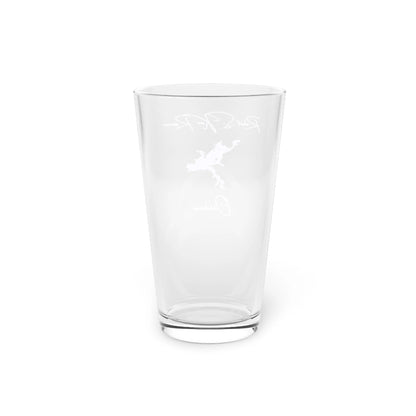Oklahoma  Robert  S.  Kerr  Reservoir  16oz  Pint  Glass  front  position  view  from  back  16oz.webp