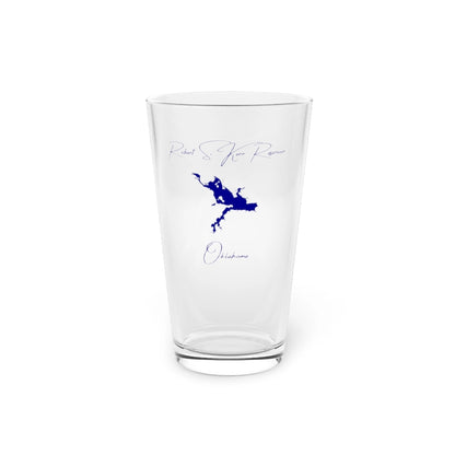 Oklahoma  Robert  S.  Kerr  Reservoir  16oz  Pint  Glass  front  position  view  from  front  16oz.webp
