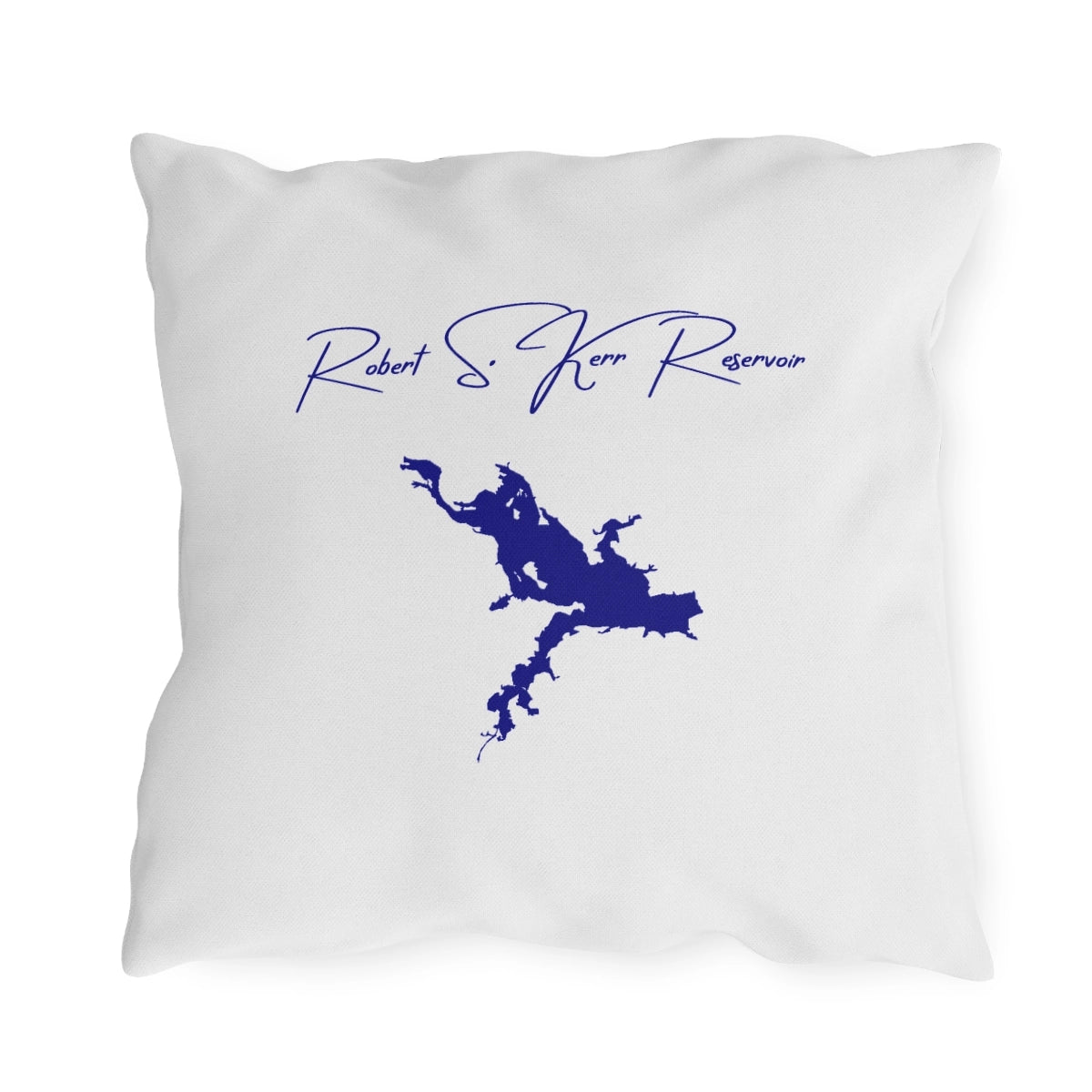 Oklahoma  Robert  S.  Kerr  Reservoir  Outdoor  Pillow  back  position  view  from  back  18  x  18.webp