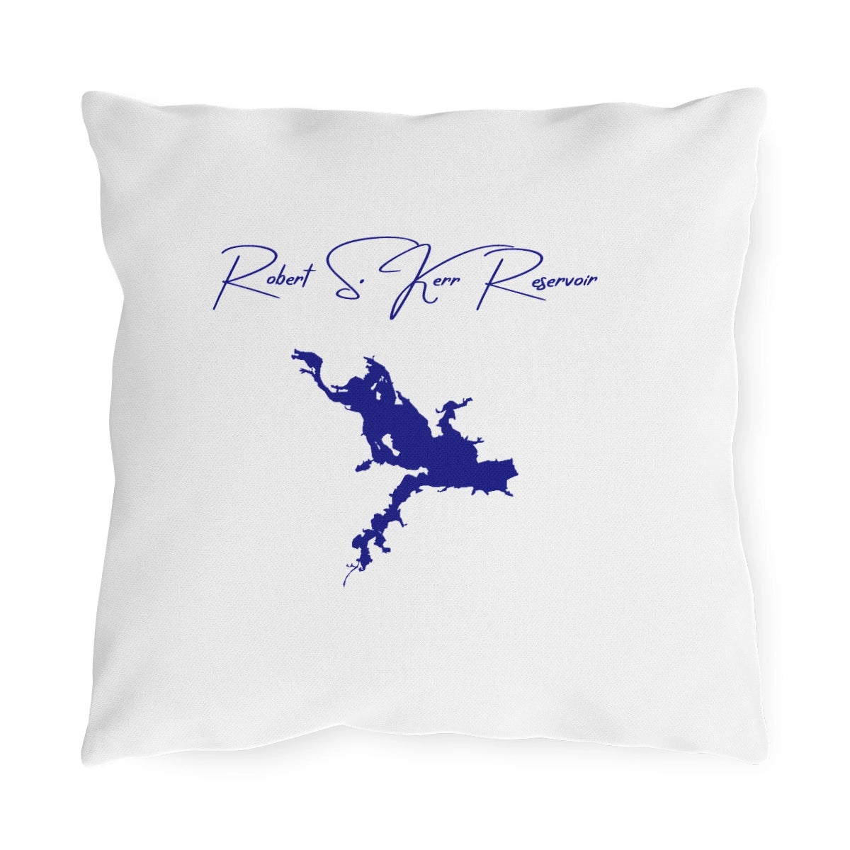 Oklahoma  Robert  S.  Kerr  Reservoir  Outdoor  Pillow  front  position  view  from  front  16  x  16.webp
