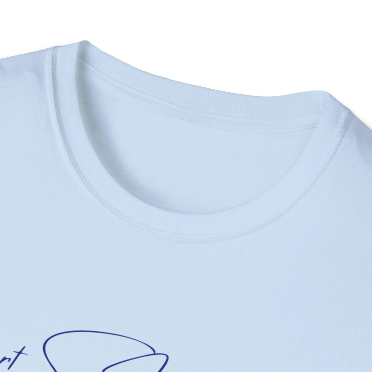 Oklahoma  Robert  S.  Kerr  Reservoir  T-shirt  other  position  view  from  front-collar-closeup  light  blue.webp