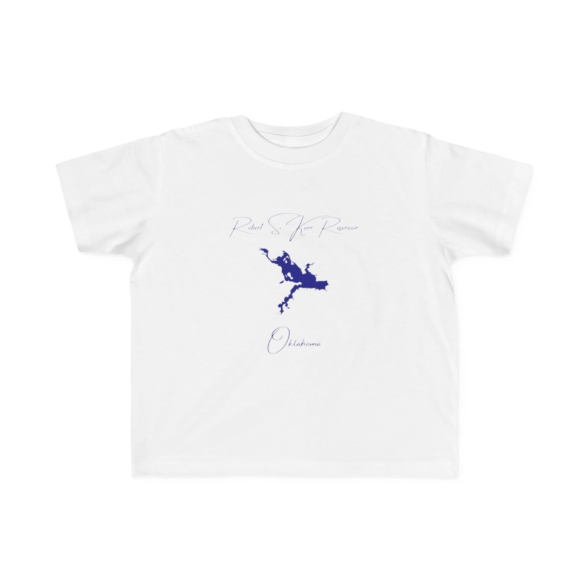 Oklahoma  Robert  S.  Kerr  Reservoir  Toddler  T-shirt  front  position  view  from  front  white.webp