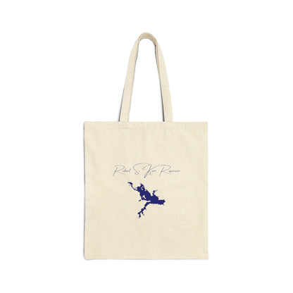 Oklahoma  Robert  S.  Kerr  Reservoir  Tote  Bag  front  position  view  from  front  15  x  16.webp