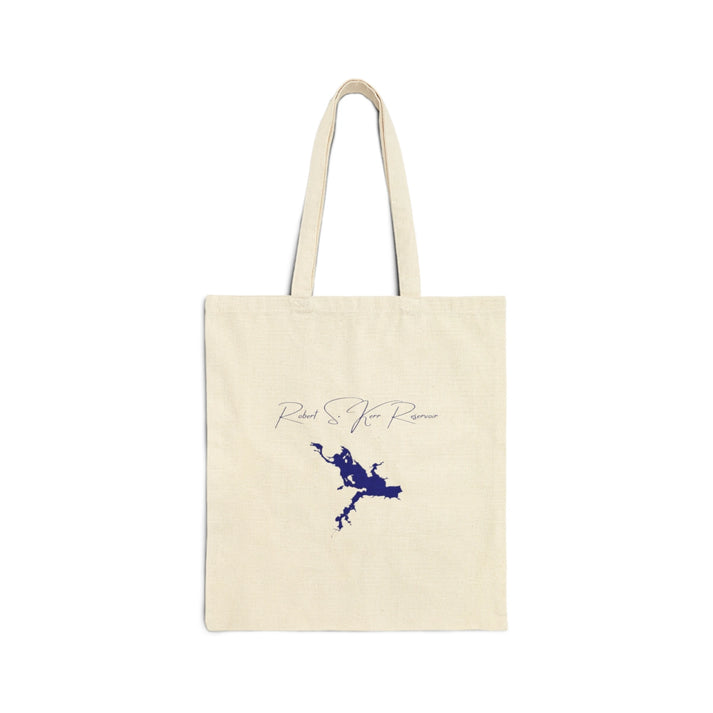 Oklahoma  Robert  S.  Kerr  Reservoir  Tote  Bag  front  position  view  from  front  15  x  16.webp
