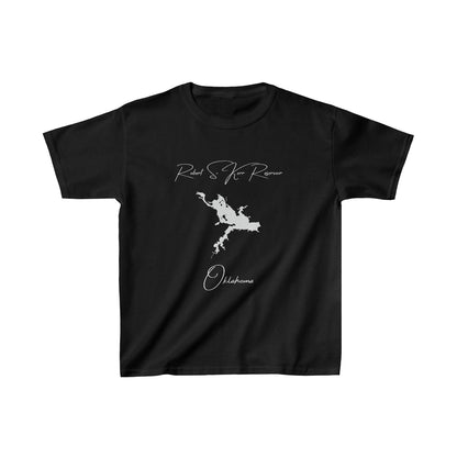 Oklahoma  Robert  S.  Kerr  Reservoir  Youth  T-shirt  front  position  view  from  front  black.webp
