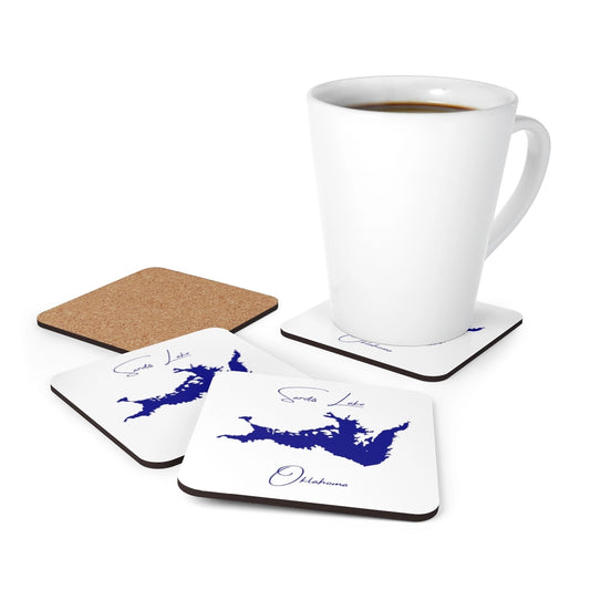 Oklahoma  Sardis  Lake  Coaster  Set  front  position  view  from  context-1  3.75  x  3.75.webp