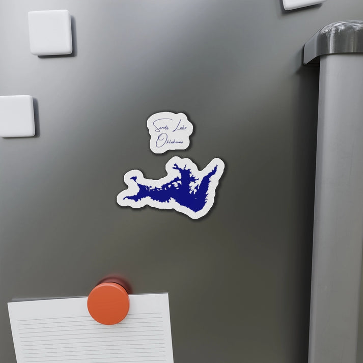 Oklahoma  Sardis  Lake  Die  Cut  Magnet  front  position  view  from  context-1  4  x  4.webp