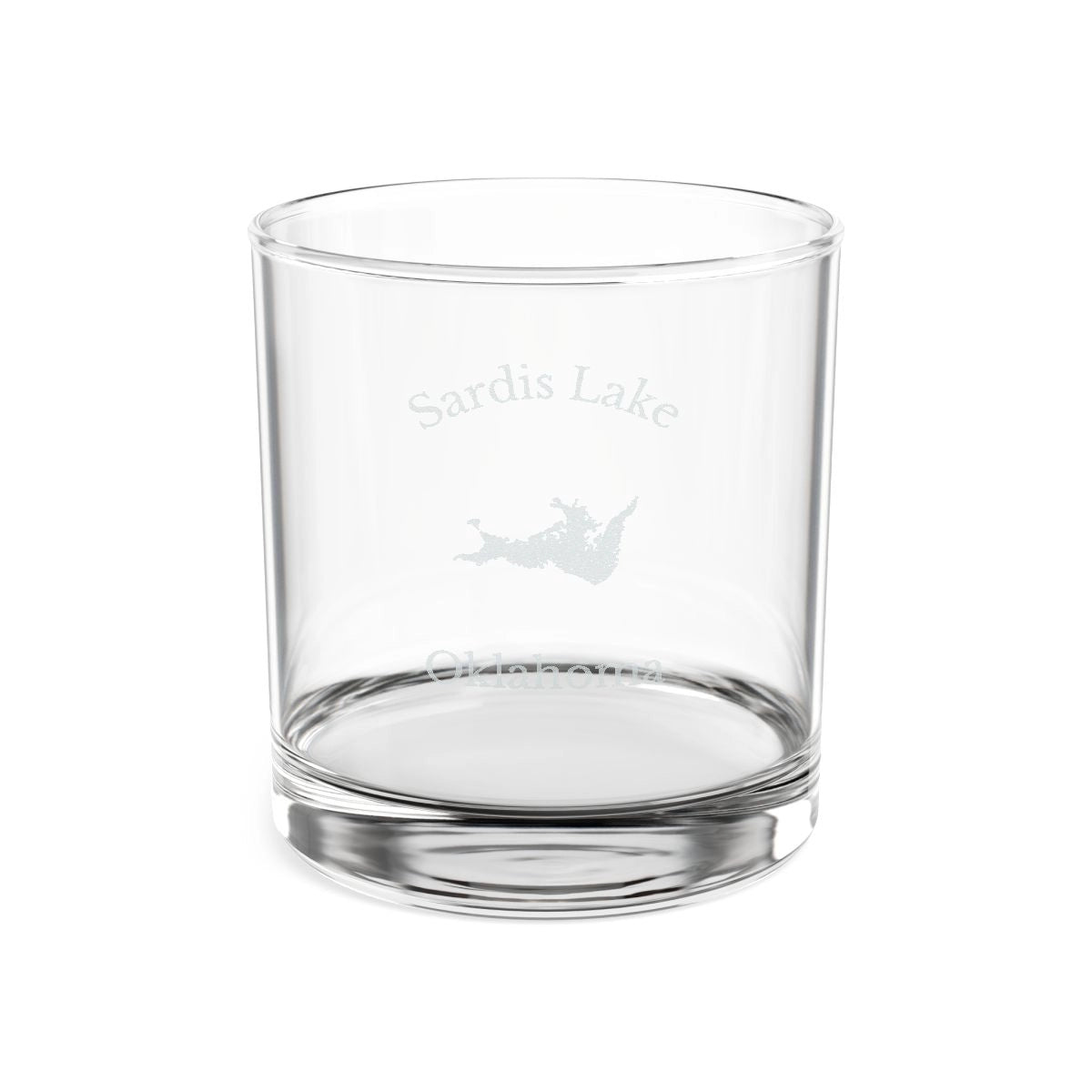 Oklahoma  Sardis  Lake  Engraved  Whiskey  Glass  other  position  view  from  front  10.5oz.webp