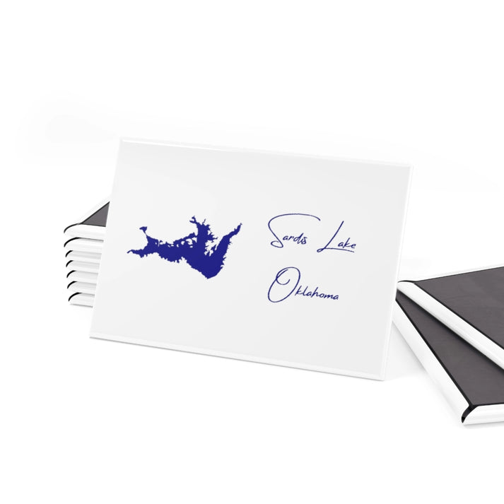 Oklahoma  Sardis  Lake  Magnet  front  position  view  from  set  2  x  3.webp