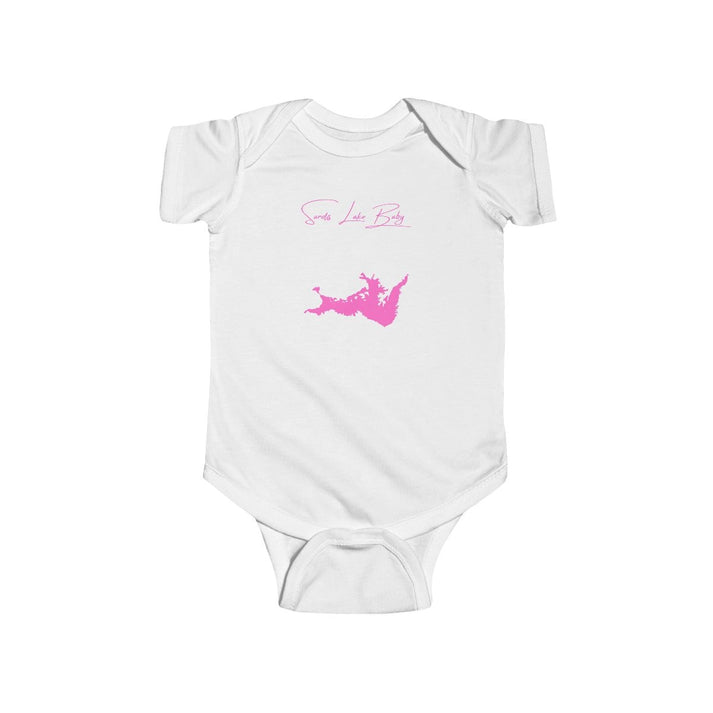 Oklahoma  Sardis  Lake  Onesie  front  position  view  from  front  white.webp