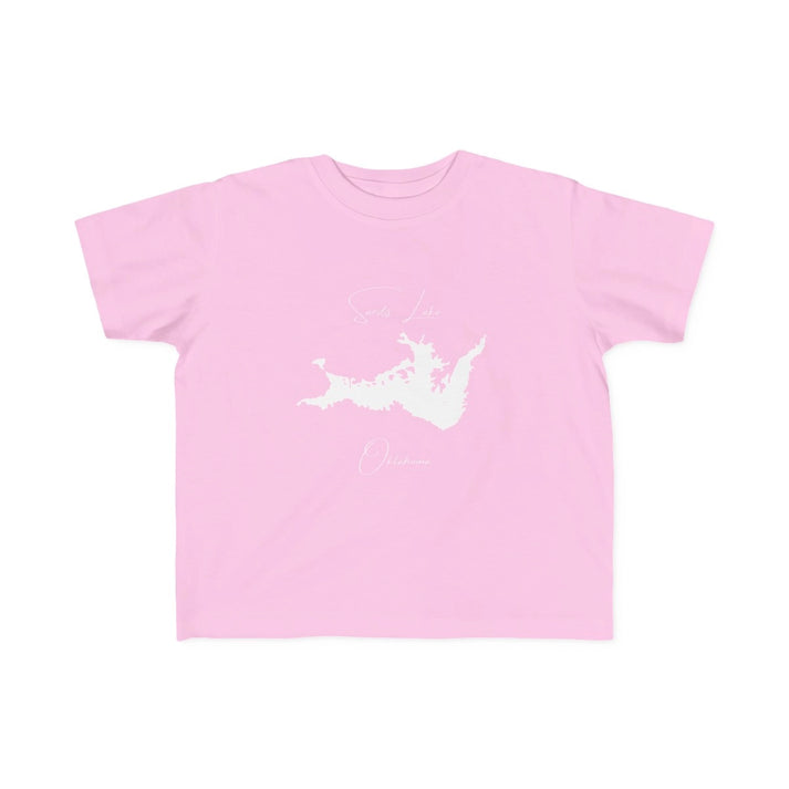 Oklahoma  Sardis  Lake  Toddler  T-shirt  front  position  view  from  front  pink.webp