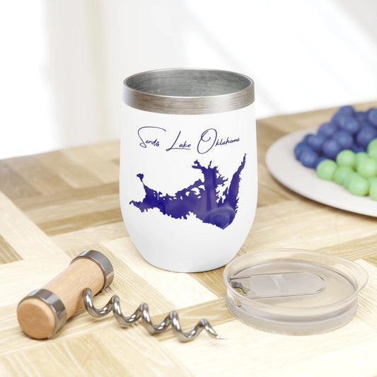 Oklahoma  Sardis  Lake  Wine  Tumbler  other  position  view  from  context  white.webp