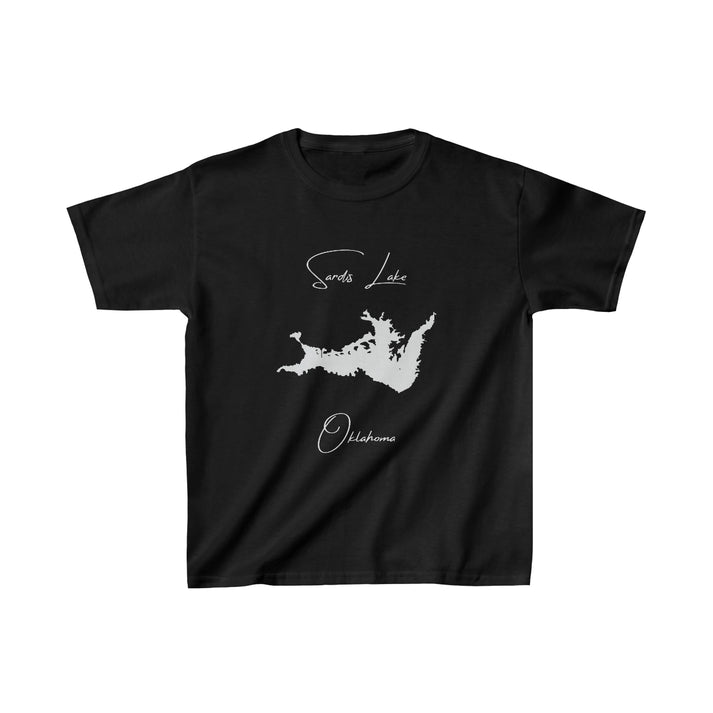Oklahoma  Sardis  Lake  Youth  T-shirt  front  position  view  from  front  black.webp