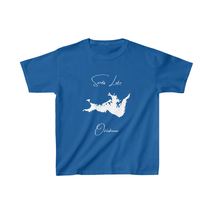 Oklahoma  Sardis  Lake  Youth  T-shirt  front  position  view  from  front  royal.webp