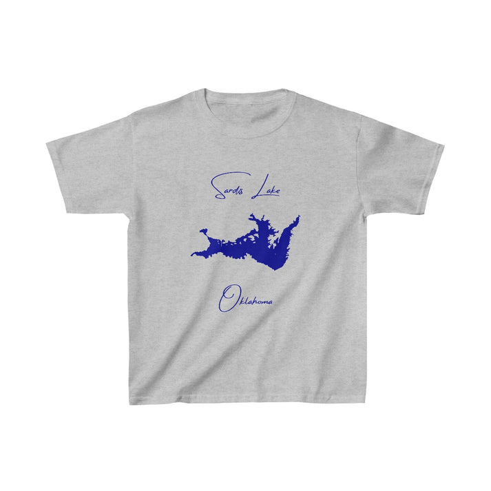 Oklahoma  Sardis  Lake  Youth  T-shirt  front  position  view  from  front  sport  grey.webp