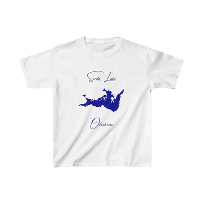 Oklahoma  Sardis  Lake  Youth  T-shirt  front  position  view  from  front  white.webp