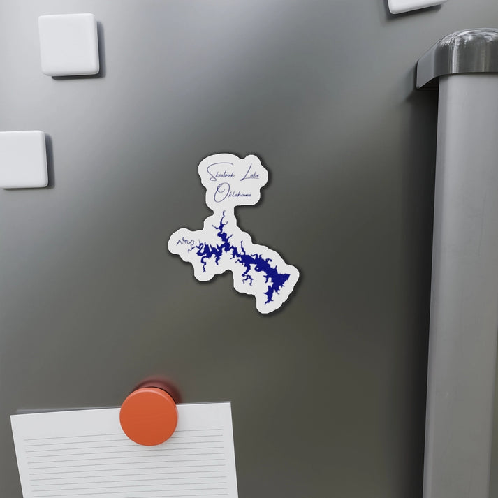 Oklahoma  Skiatook  Lake  Die  Cut  Magnet  front  position  view  from  context-1  4  x  4.webp