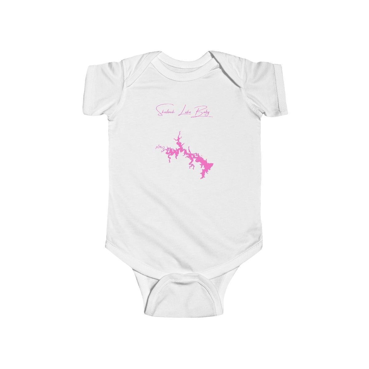 Oklahoma  Skiatook  Lake  Onesie  front  position  view  from  front  white.webp