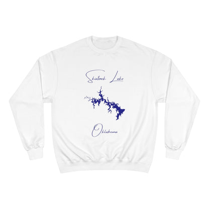 Oklahoma  Skiatook  Lake  Sweatshirt  front  position  view  from  front  white.webp
