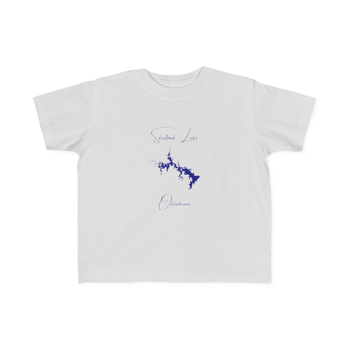 Oklahoma  Skiatook  Lake  Toddler  T-shirt  front  position  view  from  front  silver.webp