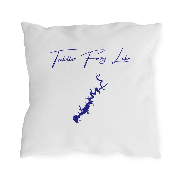 Oklahoma  Tenkiller  Ferry  Lake  Outdoor  Pillow  back  position  view  from  back  18  x  18.webp