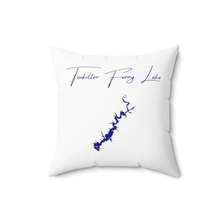 Oklahoma  Tenkiller  Ferry  Lake  Pillow  front  position  view  from  front  16  x  16.webp
