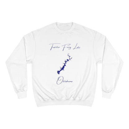 Oklahoma  Tenkiller  Ferry  Lake  Sweatshirt  front  position  view  from  front  white.webp