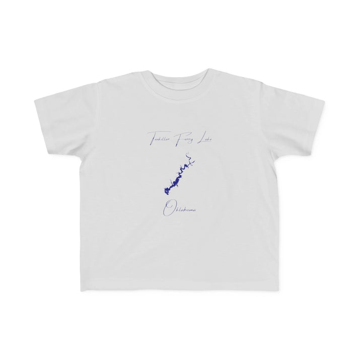 Oklahoma  Tenkiller  Ferry  Lake  Toddler  T-shirt  front  position  view  from  front  silver.webp