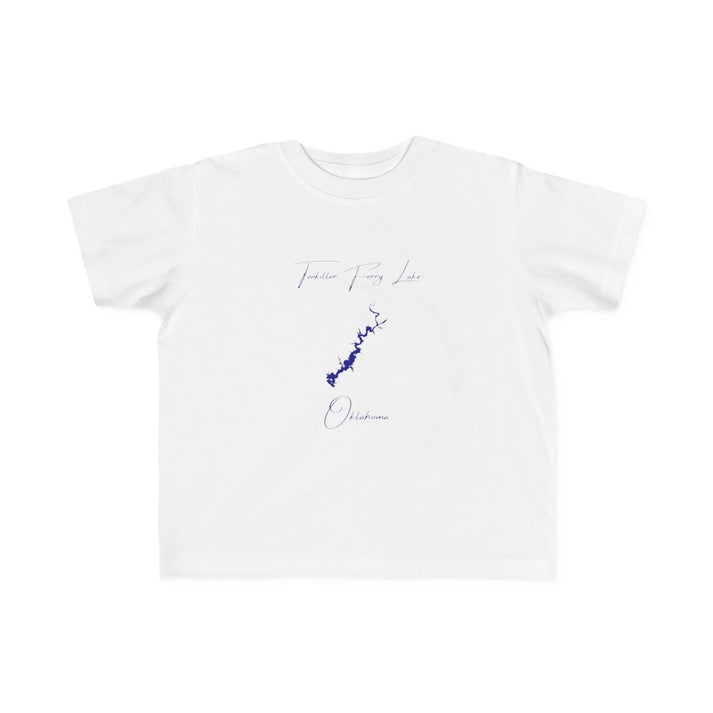 Oklahoma  Tenkiller  Ferry  Lake  Toddler  T-shirt  front  position  view  from  front  white.webp