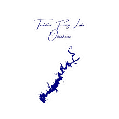 Oklahoma  Tenkiller  Ferry  Lake  Vinyl  Decal  other  position  view  from  front  4  x  6.webp