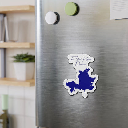 Oklahoma  Tom  Steed  Reservoir  Die  Cut  Magnet  front  position  view  from  context-2  4  x  4.webp