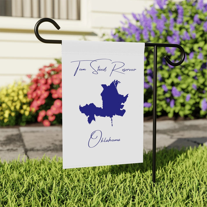 Oklahoma  Tom  Steed  Reservoir  Garden  Banner  other  position  view  from  context-2  12''  x  18''.webp