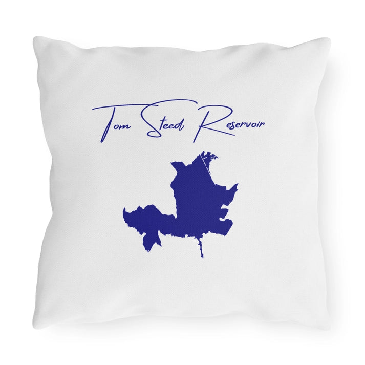 Oklahoma  Tom  Steed  Reservoir  Outdoor  Pillow  back  position  view  from  back  16  x  16.webp