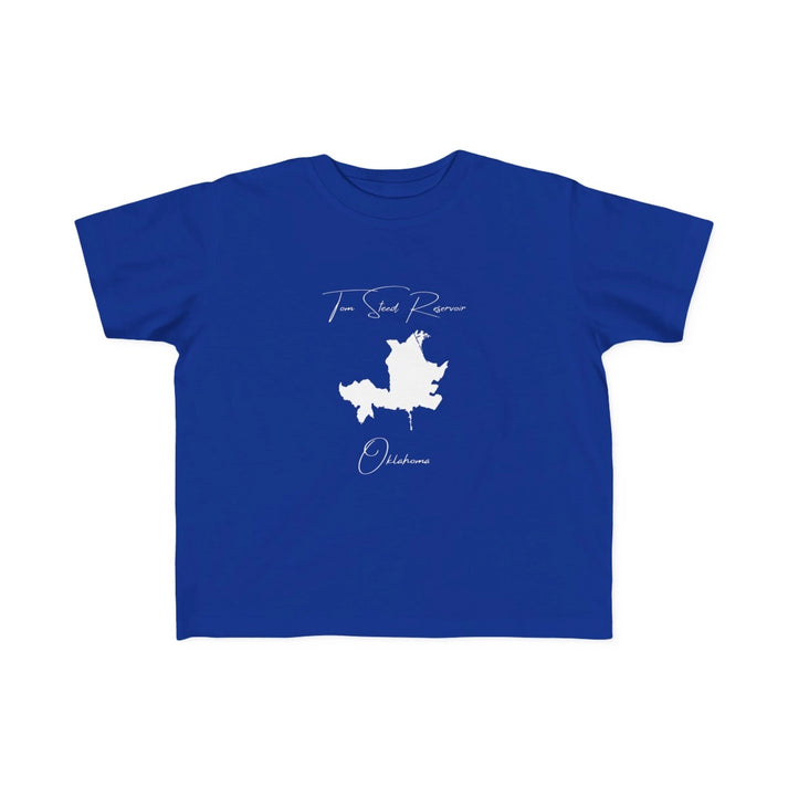 Oklahoma  Tom  Steed  Reservoir  Toddler  T-shirt  front  position  view  from  front  royal.webp