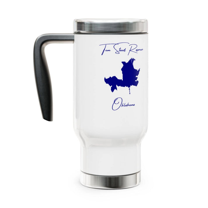 Oklahoma  Tom  Steed  Reservoir  Travel  Mug  other  position  view  from  left  14oz.webp