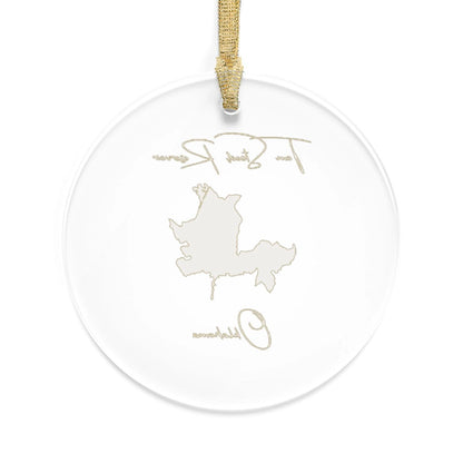 Oklahoma  Tom  Steed  Reservoir  Tree  Ornament  other  position  view  from  back  round.webp