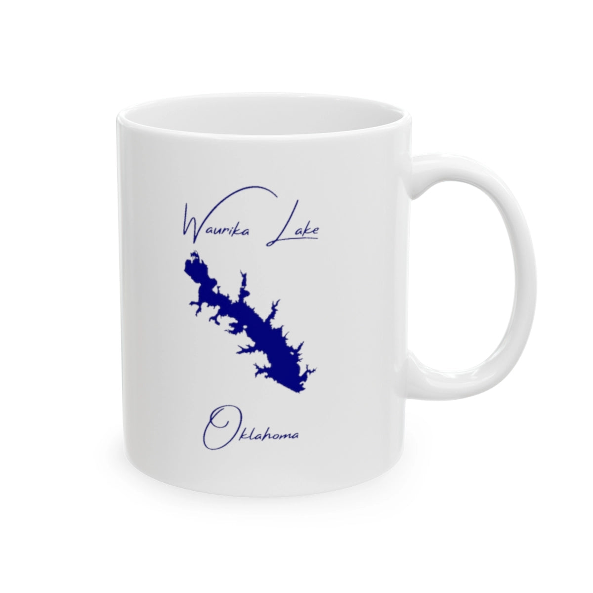 Oklahoma  Waurika  Lake  Ceramic  Mug  other  position  view  from  right  11oz.webp