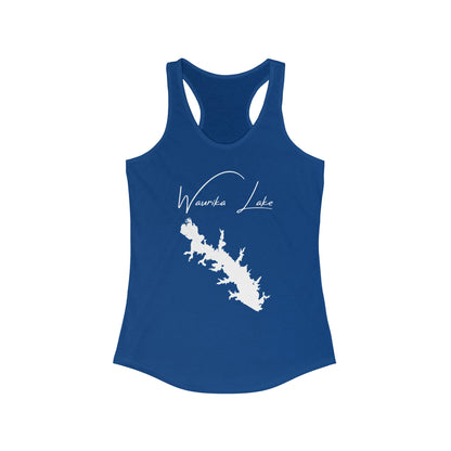 Oklahoma  Waurika  Lake  Racerback-Tank  front  position  view  from  front  solid  royal.webp