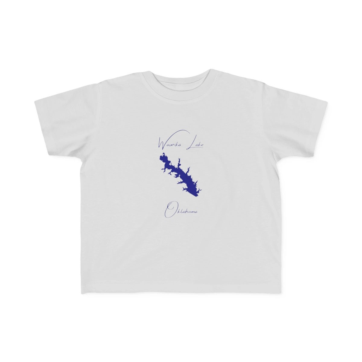Oklahoma  Waurika  Lake  Toddler  T-shirt  front  position  view  from  front  silver.webp