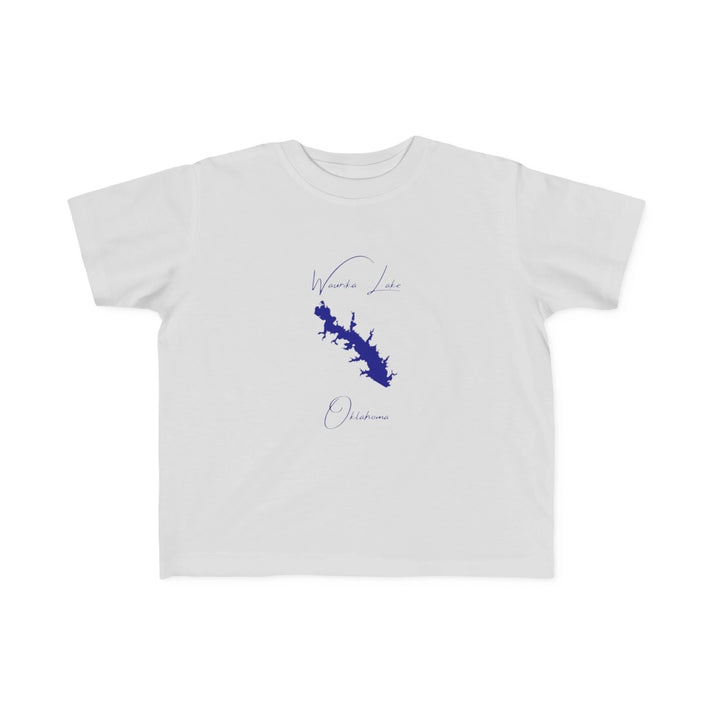 Oklahoma  Waurika  Lake  Toddler  T-shirt  front  position  view  from  front  silver.webp