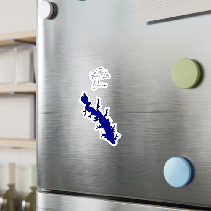 Oklahoma  Waurika  Lake  Vinyl  Decal  other  position  view  from  context-2  4  x  6.webp