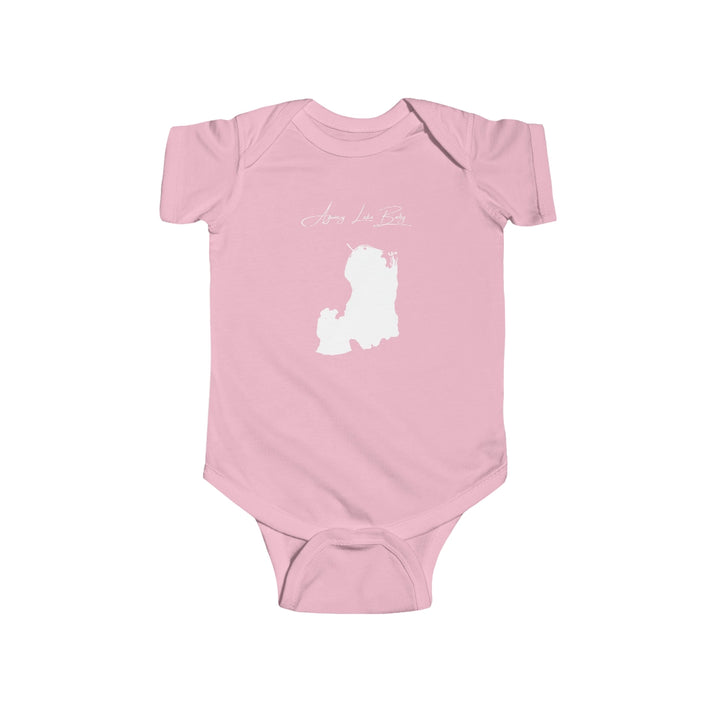 Oregon  Agency  Lake  Onesie  front  position  view  from  front  pink.webp