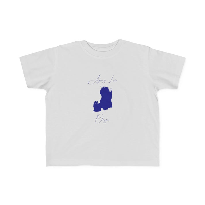 Oregon  Agency  Lake  Toddler  T-shirt  front  position  view  from  front  silver.webp