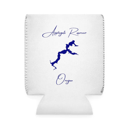 Oregon  Applegate  Reservoir  Can  Koozie  front  position  view  from  front-1  white.webp