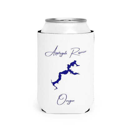 Oregon  Applegate  Reservoir  Can  Koozie  front  position  view  from  front-2  white.webp