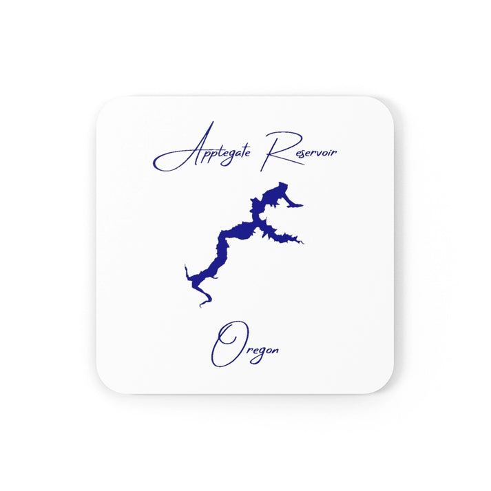 Oregon  Applegate  Reservoir  Coaster  Set  front  position  view  from  front  3.75  x  3.75.webp